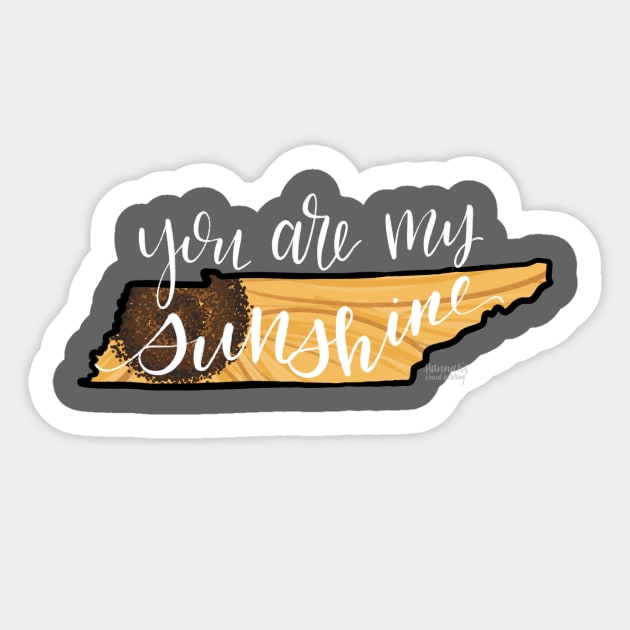 Tennessee Sunshine Sticker by Hannah’s Hand Lettering